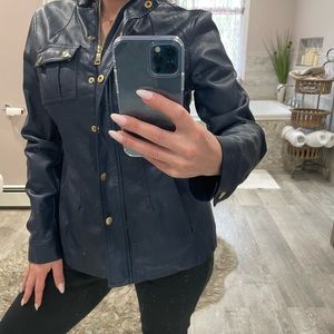Charter club faux leather jacket-in perfect conditions-worn a few times only